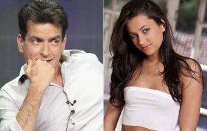 Georgia Jones, nueva novia de Charlie Sheen