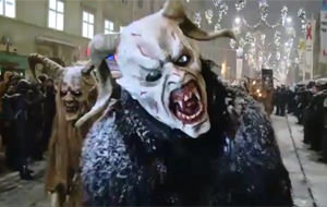 El diabólico desfile navideño de Krampus