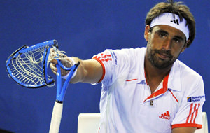 El violento show de Marcos Baghdatis